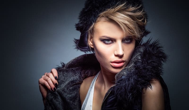 woman posing